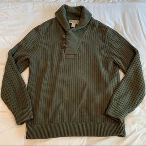 Duluth Army Green Pullover Sweater